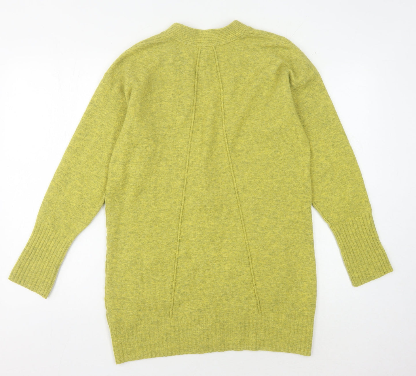 White Stuff Women’s Green V-Neck Cardigan - Size 10