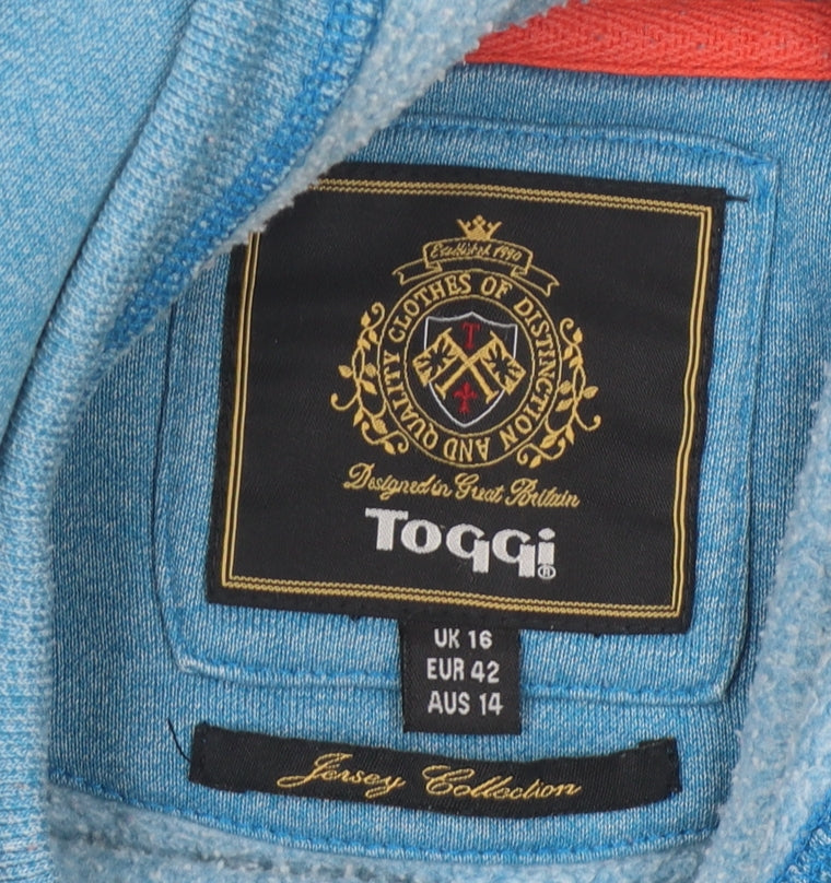 Toggi Women's Blue Pullover Hoodie Size 16