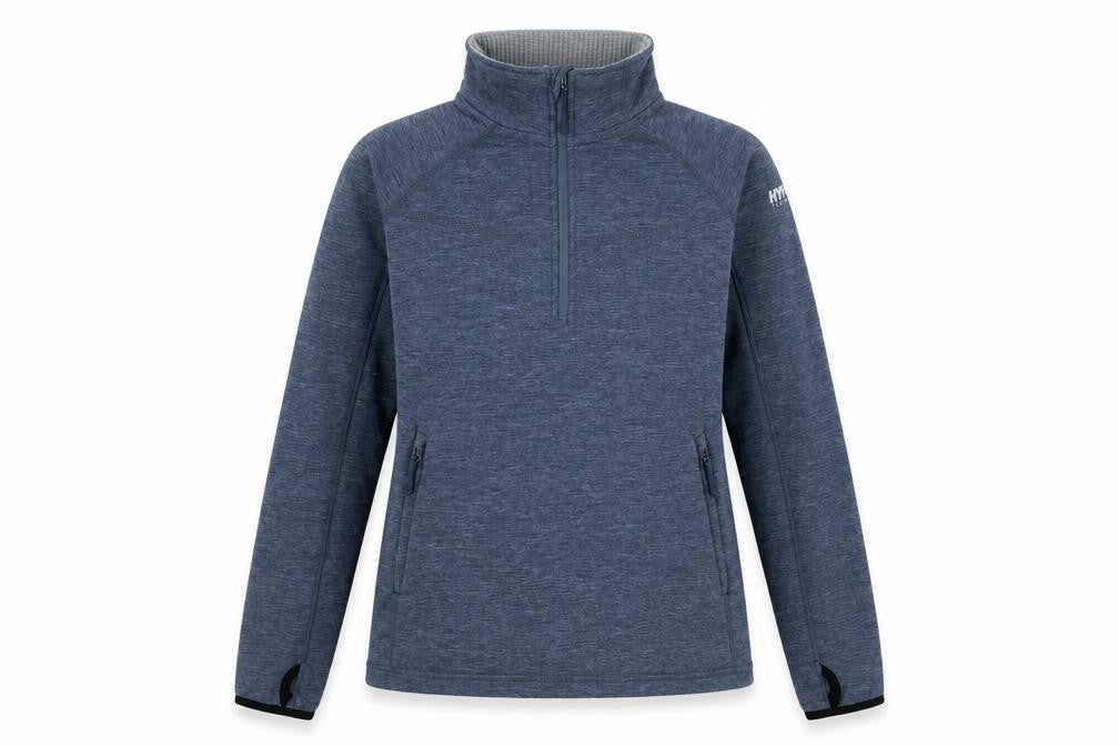 Surfanic Women's Blue Fleece Pullover Sweatshirt Small