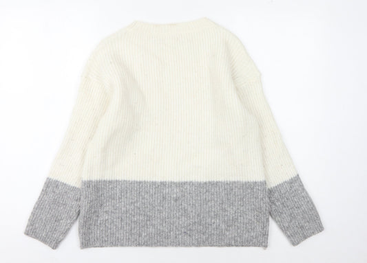 Fat Face Women's Ivory Pullover Jumper Size 10