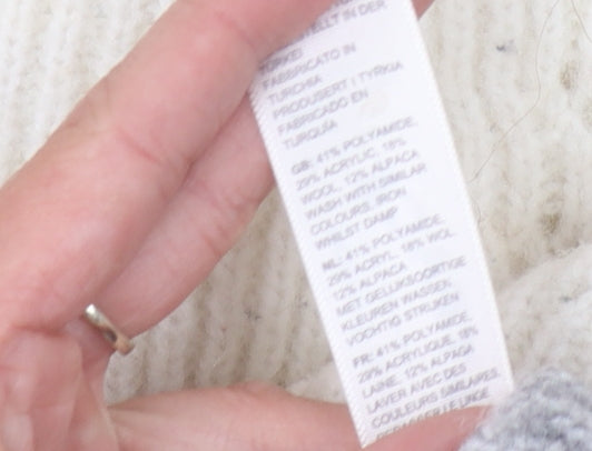 Fat Face Women's Ivory Pullover Jumper Size 10