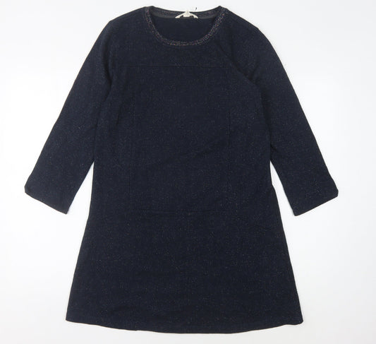 White Stuff Women's Black Shift Dress Size 12