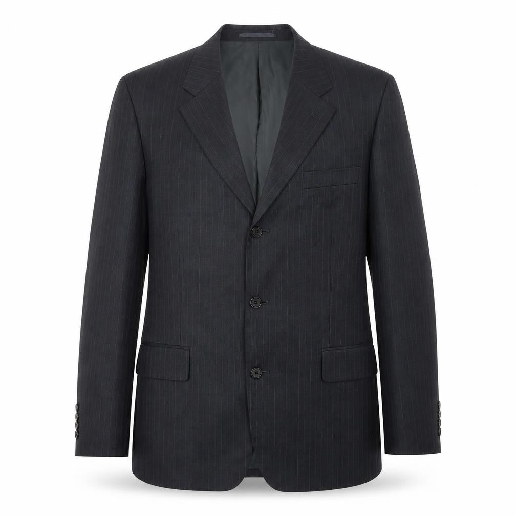 Mens 42 Chest Regular Moss Grey Three-Button