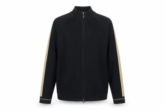Calvin Klein Jeans Men's Black Full Zip Jumper, L, Casual