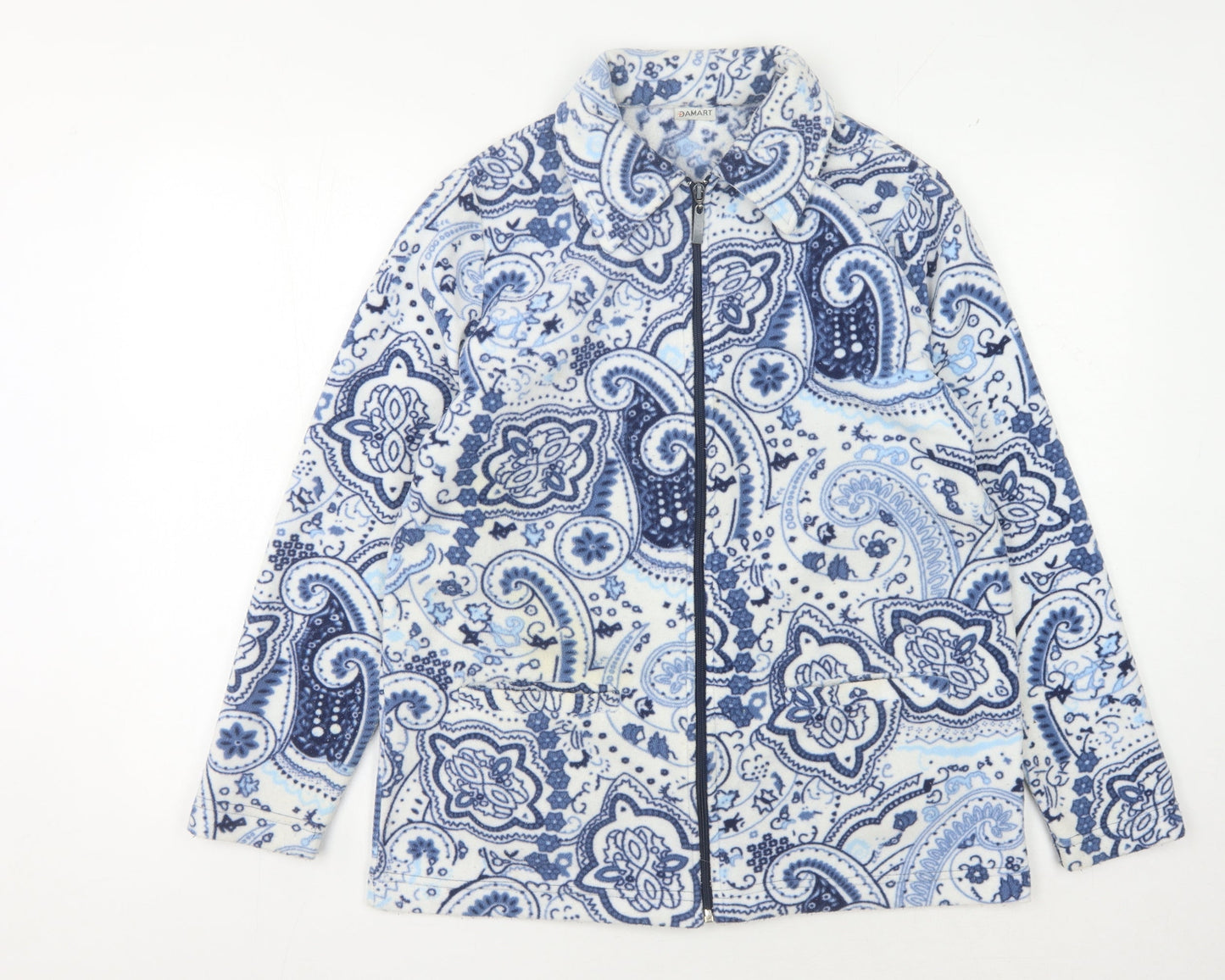 Damart Women's Multicoloured Paisley Fleece Jacket S