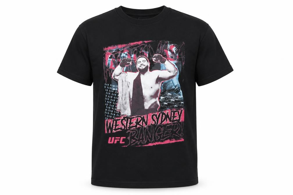 Mens UK Size S UFC Black  Cotton T-Shirt