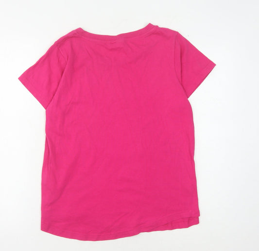 Kickers Women's Pink T-Shirt Size 16 Cotton Casual
