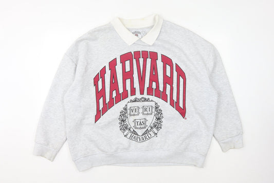 Harvard Grey XL Sweatshirt Unisex Adults with Logo