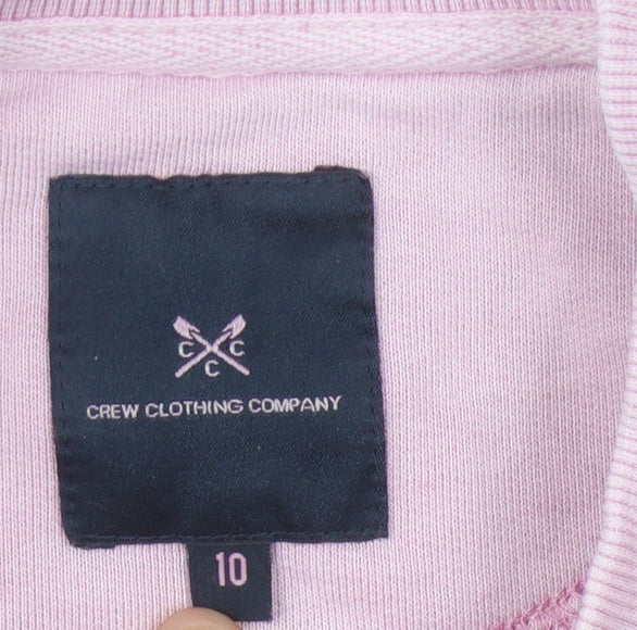 Crew Clothing Women's Pink Pullover Sweatshirt Size 10
