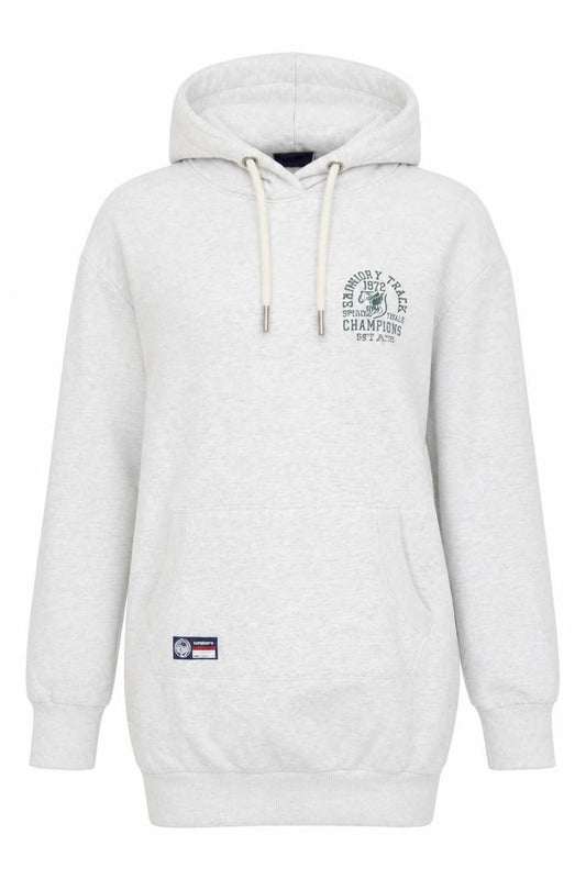 Womens UK 10 Regular Superdry Grey Pullover Hoodie