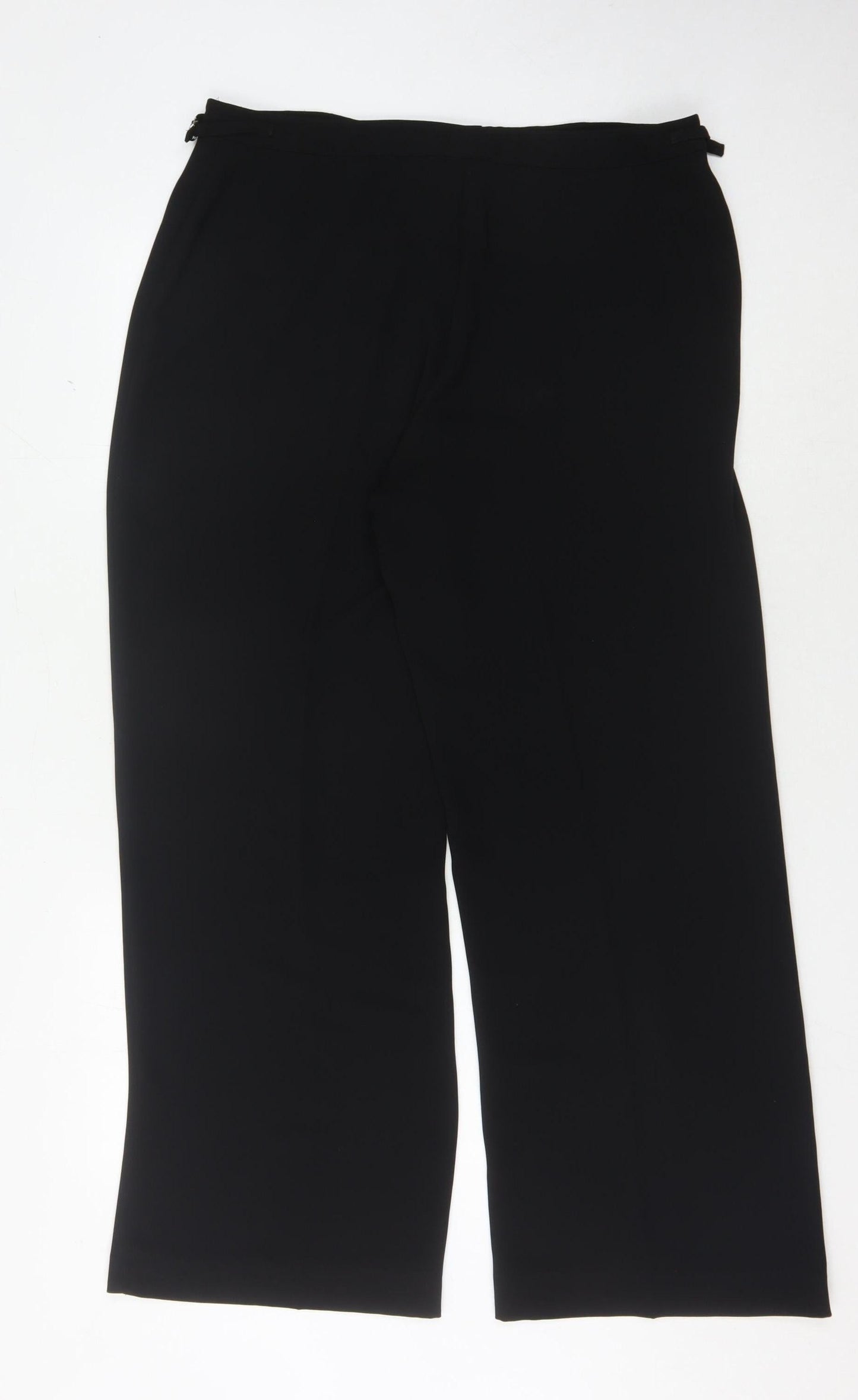Debenhams Women's Black Straight Trousers Size 16