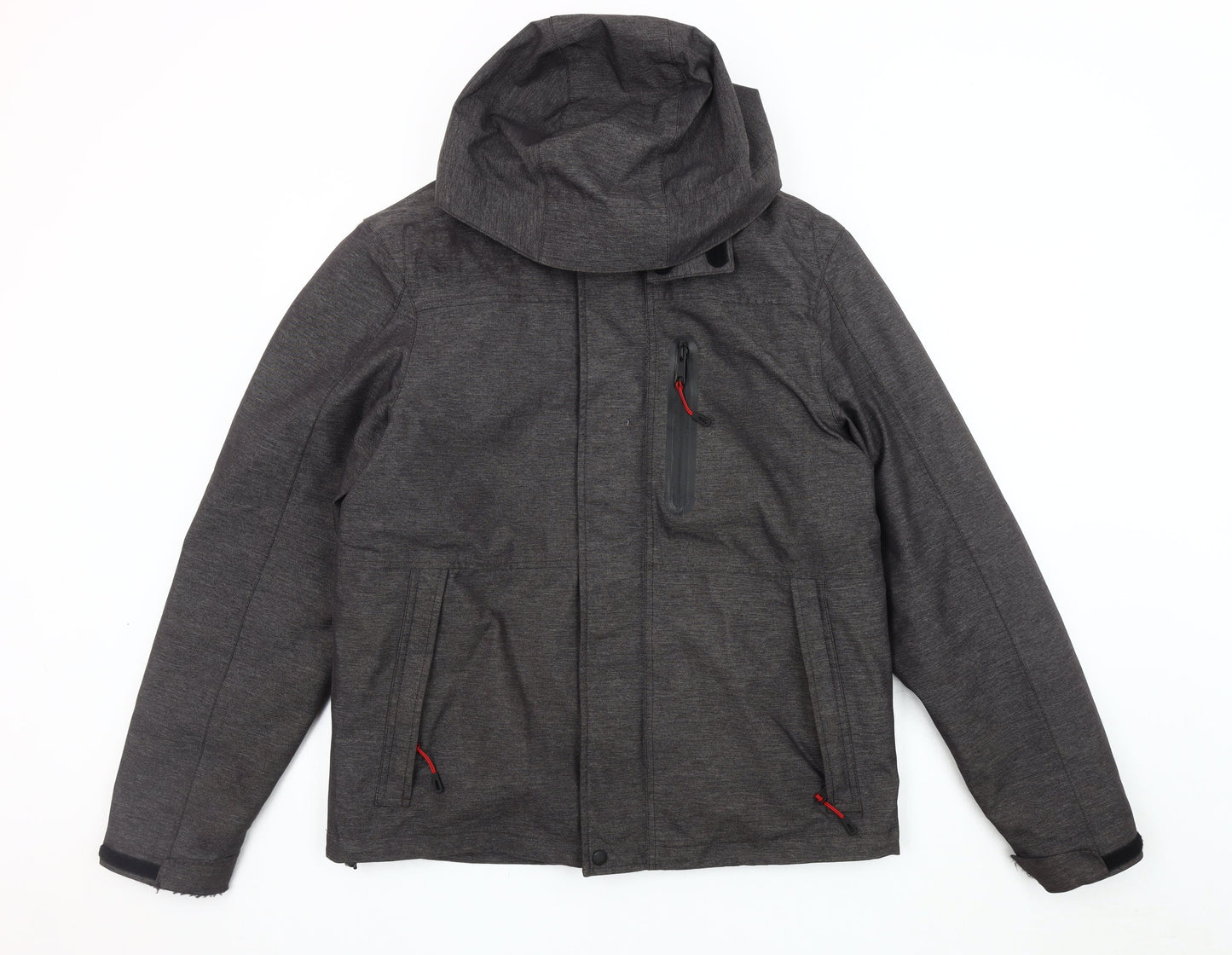 Marks and Spencer Men's Grey Hooded Puffer Jacket M