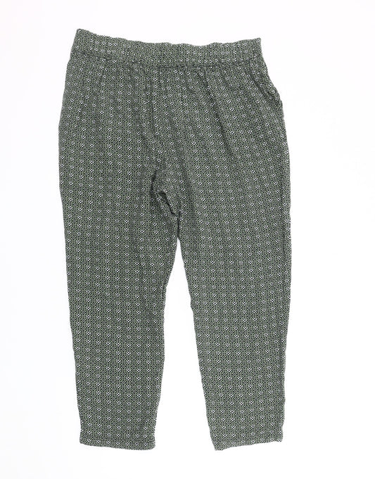 Marks and Spencer Women's Multicoloured Trousers - Size 12