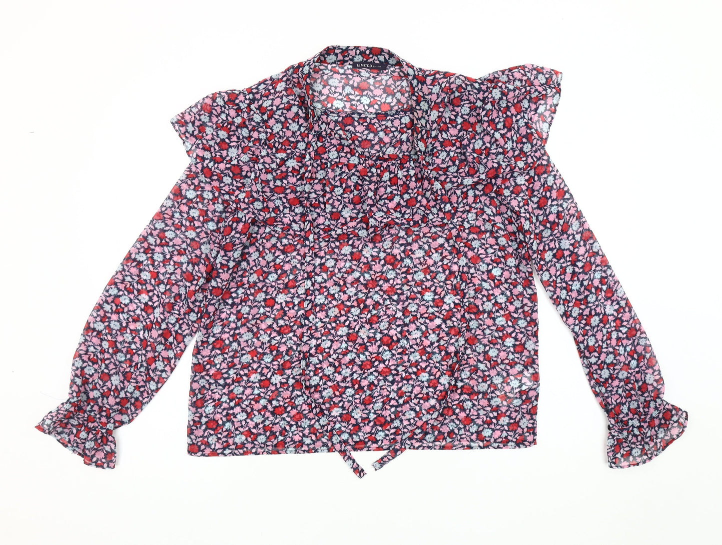 Marks and Spencer Women's Floral Blouse Size 12 Multicoloured