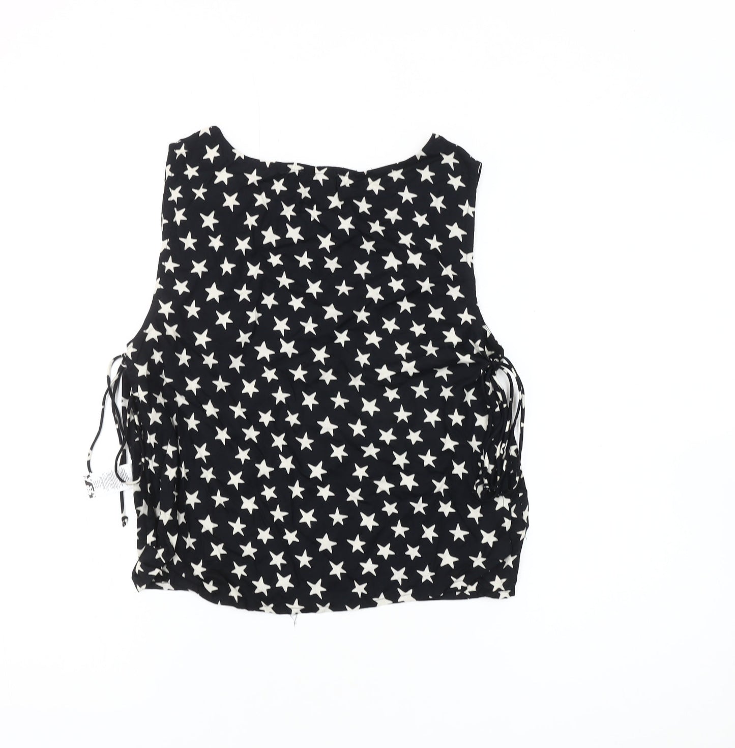 ASOS DESIGN Women's Black Star Pattern Tank Blouse Size 4