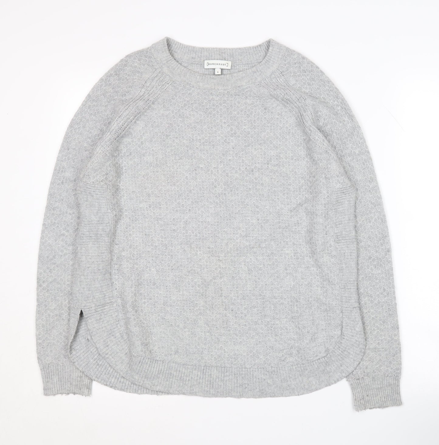 Warehouse Women's Grey Pullover Jumper Size 8