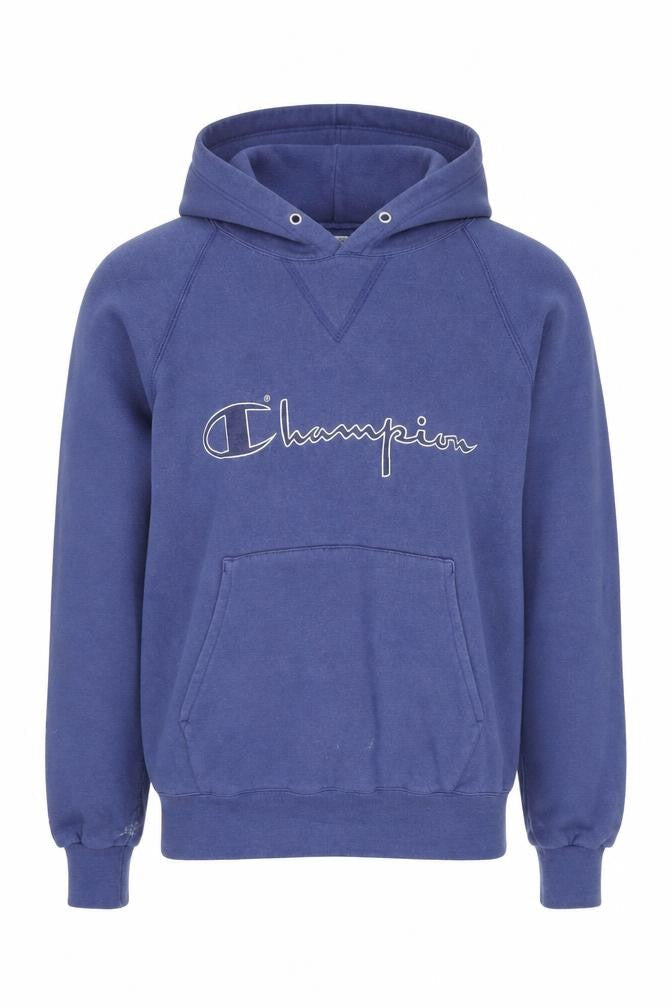 Mens UK S Regular Champion Blue Pullover Hoodie