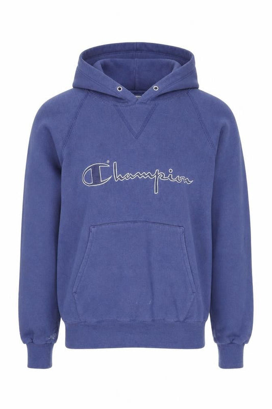 Mens UK S Regular Champion Blue Pullover Hoodie