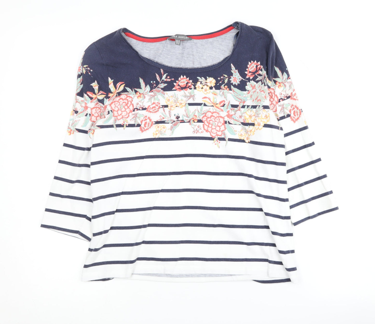 Laura Ashley Women's Multicoloured 3/4 Sleeve Top