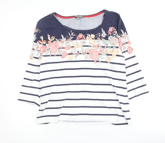 Laura Ashley Women's Multicoloured 3/4 Sleeve Top