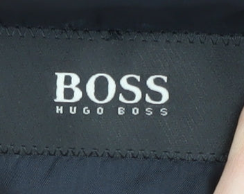 Hugo Boss Men's Blue Striped Blazer, Size UK 42