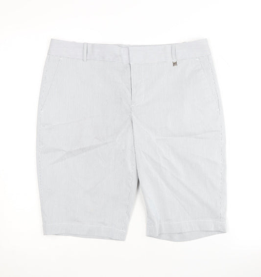 Calvin Klein Women's Grey Chino Shorts Size 8