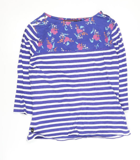 Regatta Women's Multicoloured Stripe T-Shirt Size 12