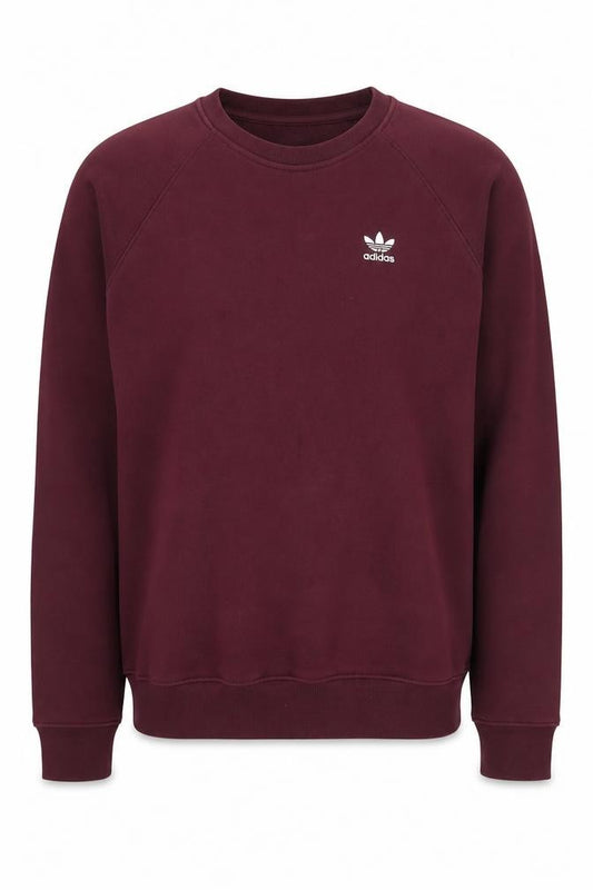 Mens UK S Regular adidas Purple Pullover Sweatshirt
