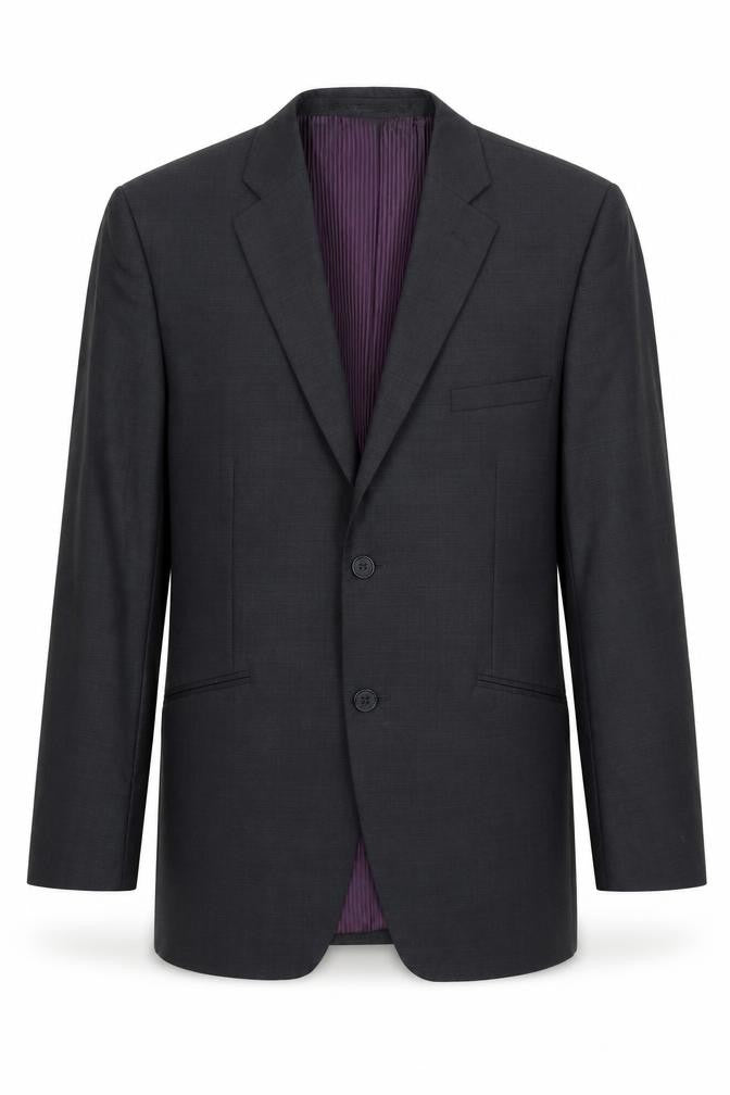 Mens 38 Chest Regular Daniel Hechter Grey Two-Button Blazer