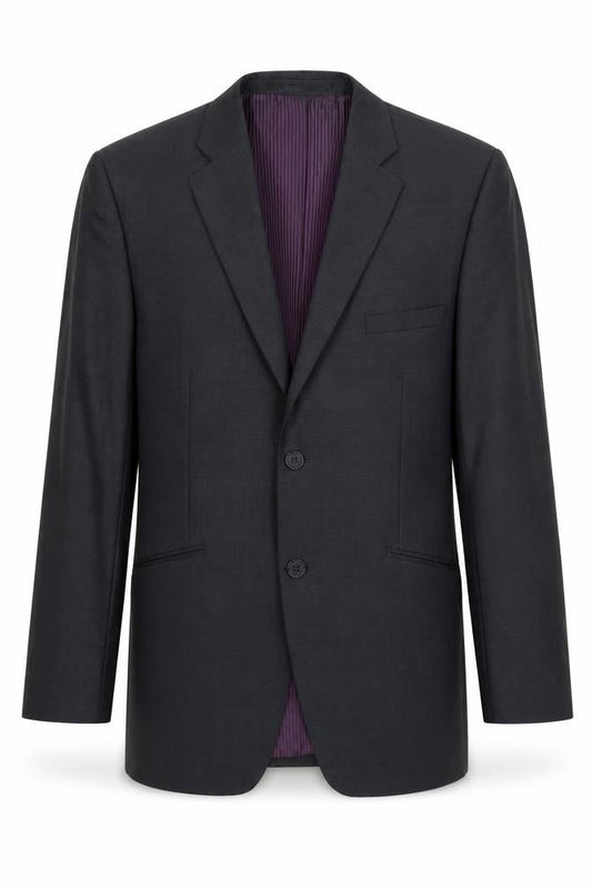 Mens 38 Chest Regular Daniel Hechter Grey Two-Button Blazer