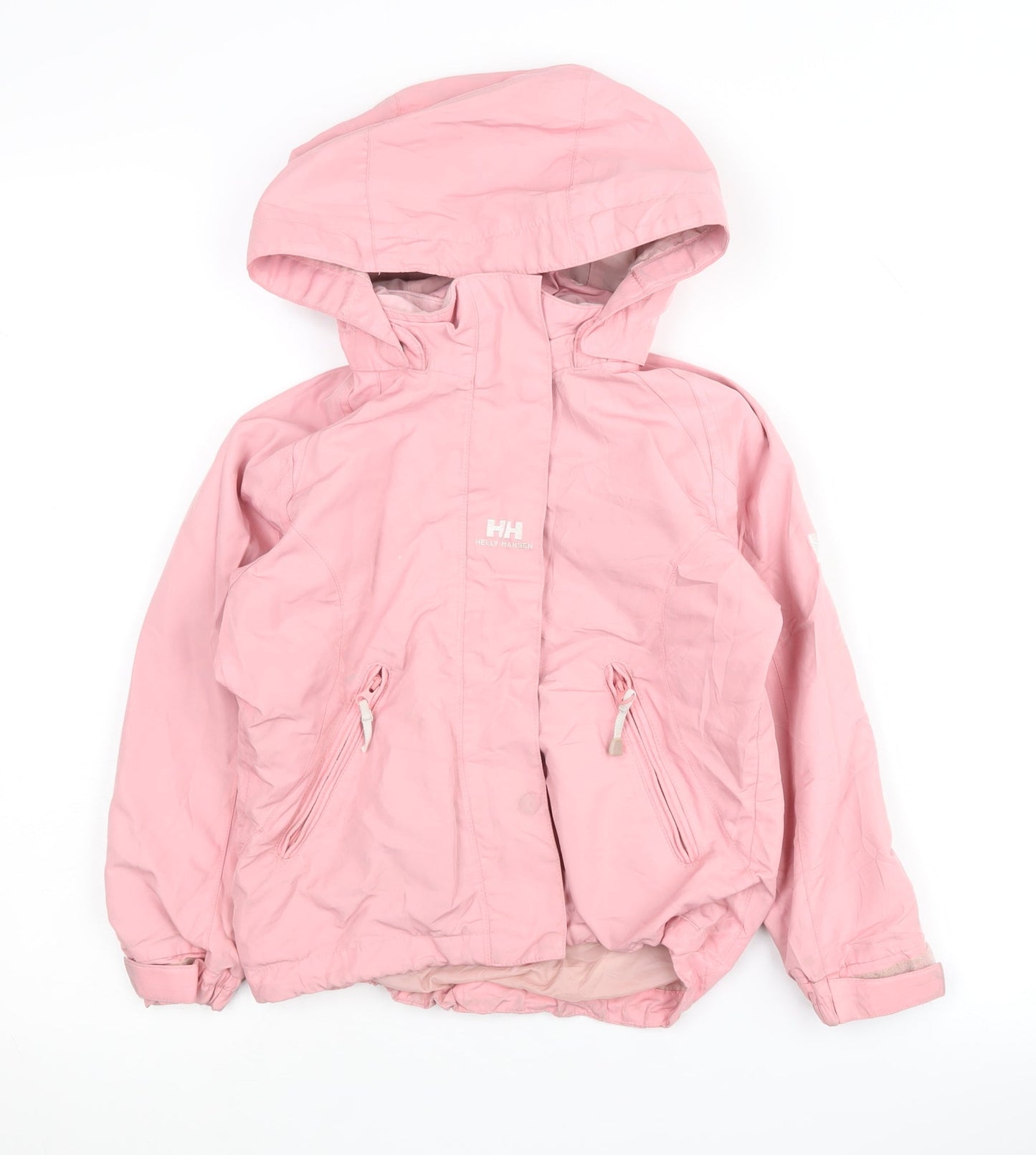Helly Hansen Girls Pink Waterproof Rain Jacket 6 Years