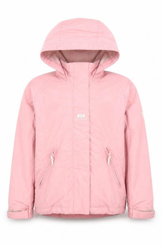 Helly Hansen Girls Pink Waterproof Rain Jacket 6 Years