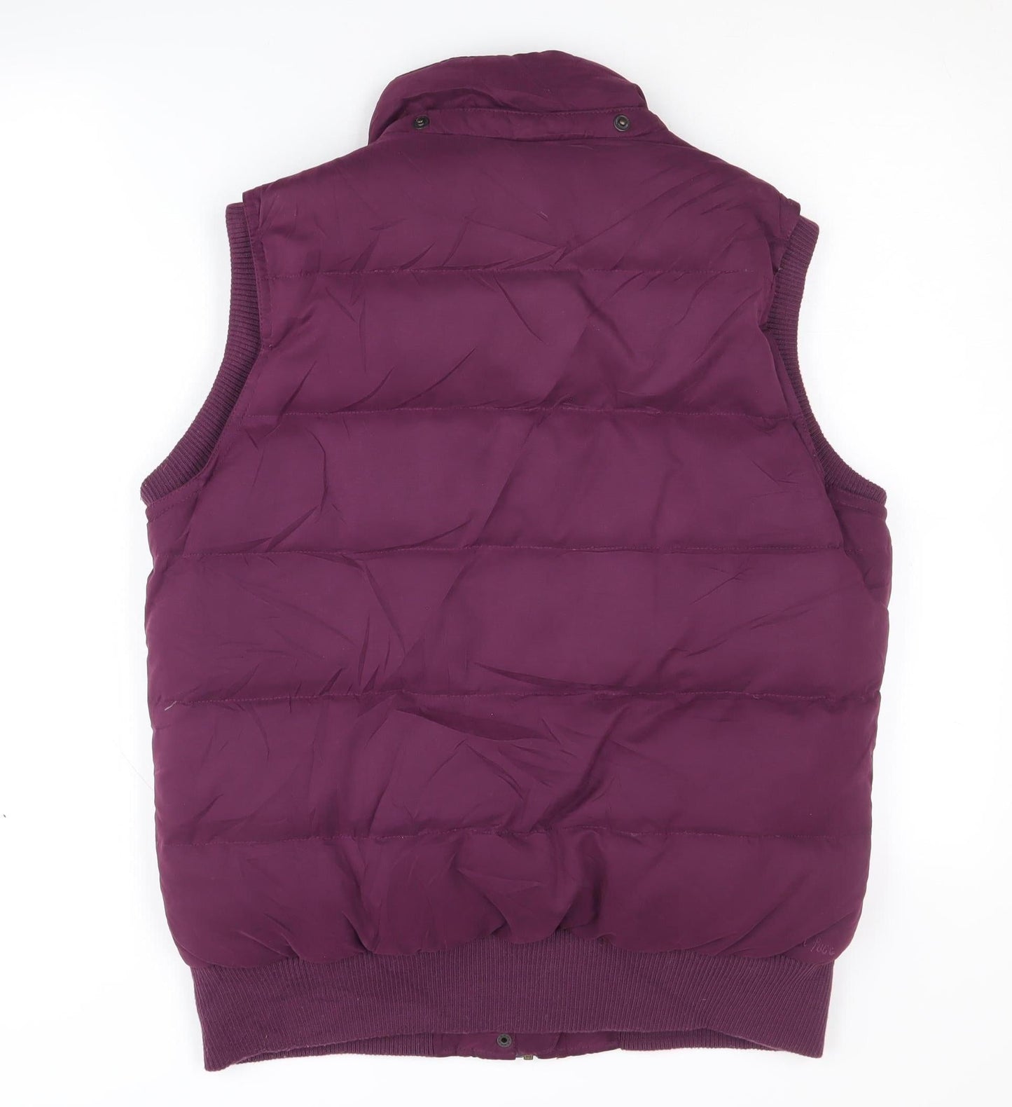 Womens UK Size 12 Regular Fat Face Purple Polyester Blend Waistcoat