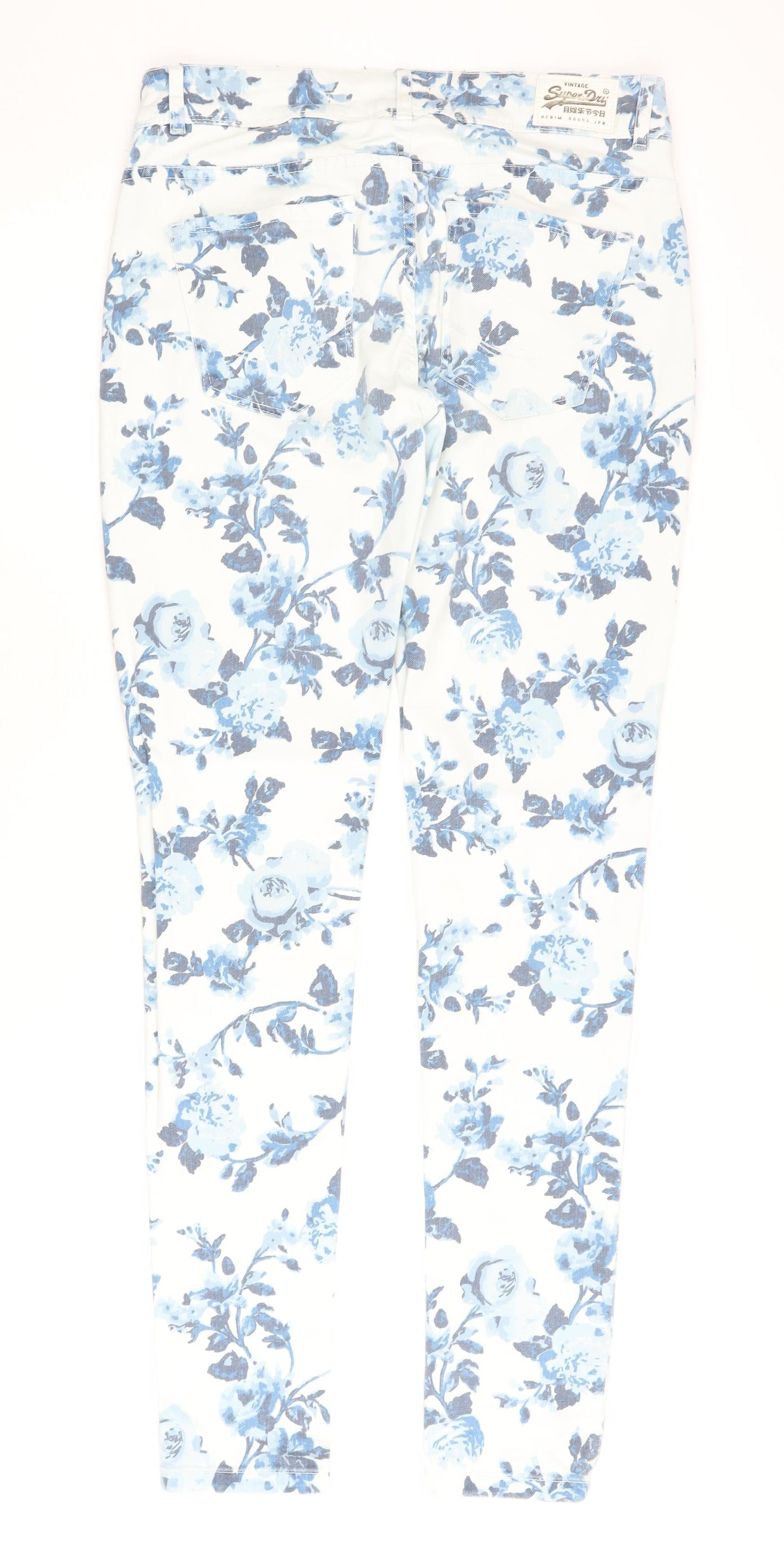 SuperDry Women's Multicoloured Skinny Jeans, Size 12, Stretch