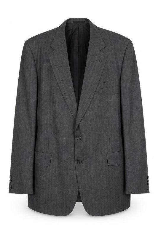 Mens 44 Chest Regular Austin Reed Grey Two-Button Blazer