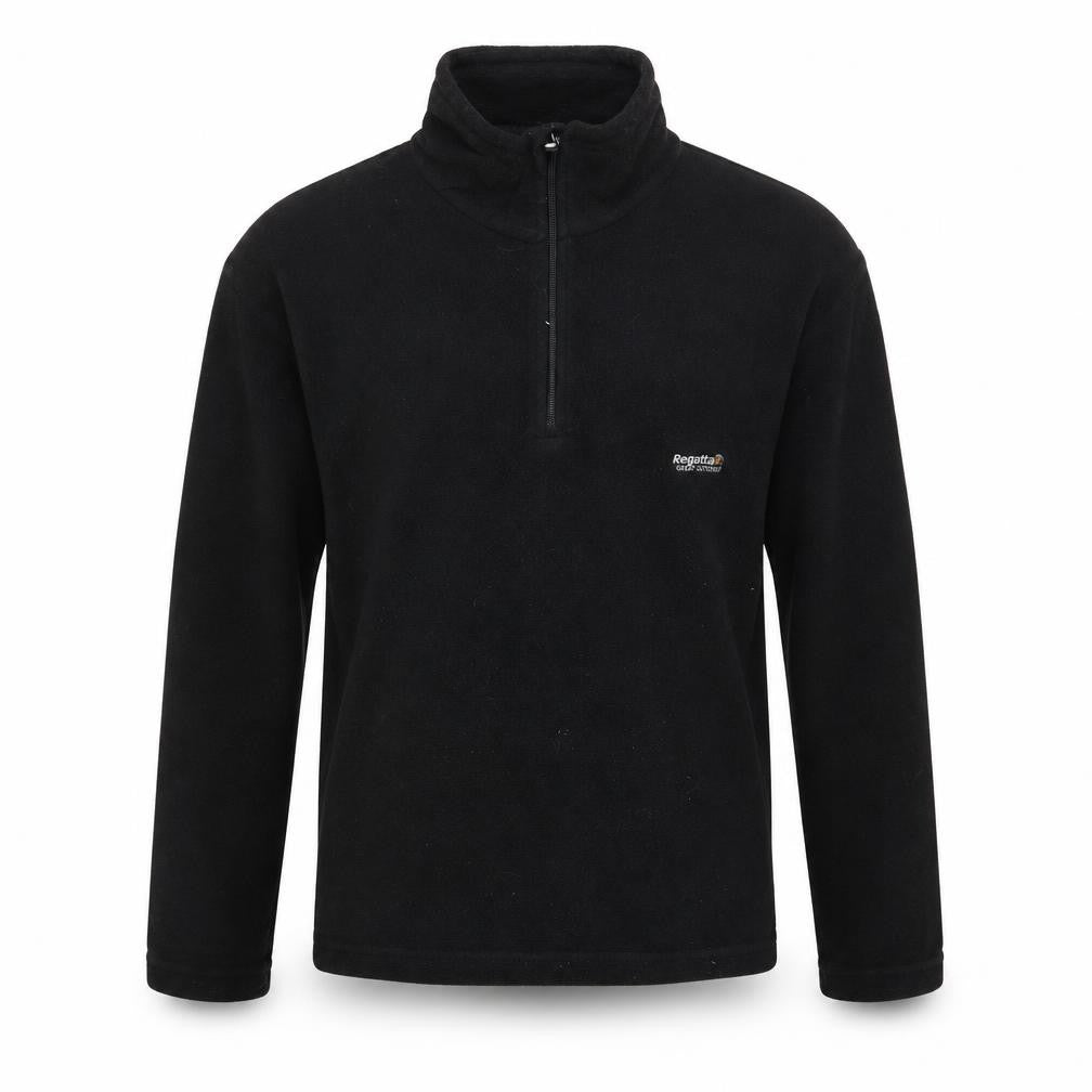 Mens UK S Regular Regatta Black Pullover Sweatshirt