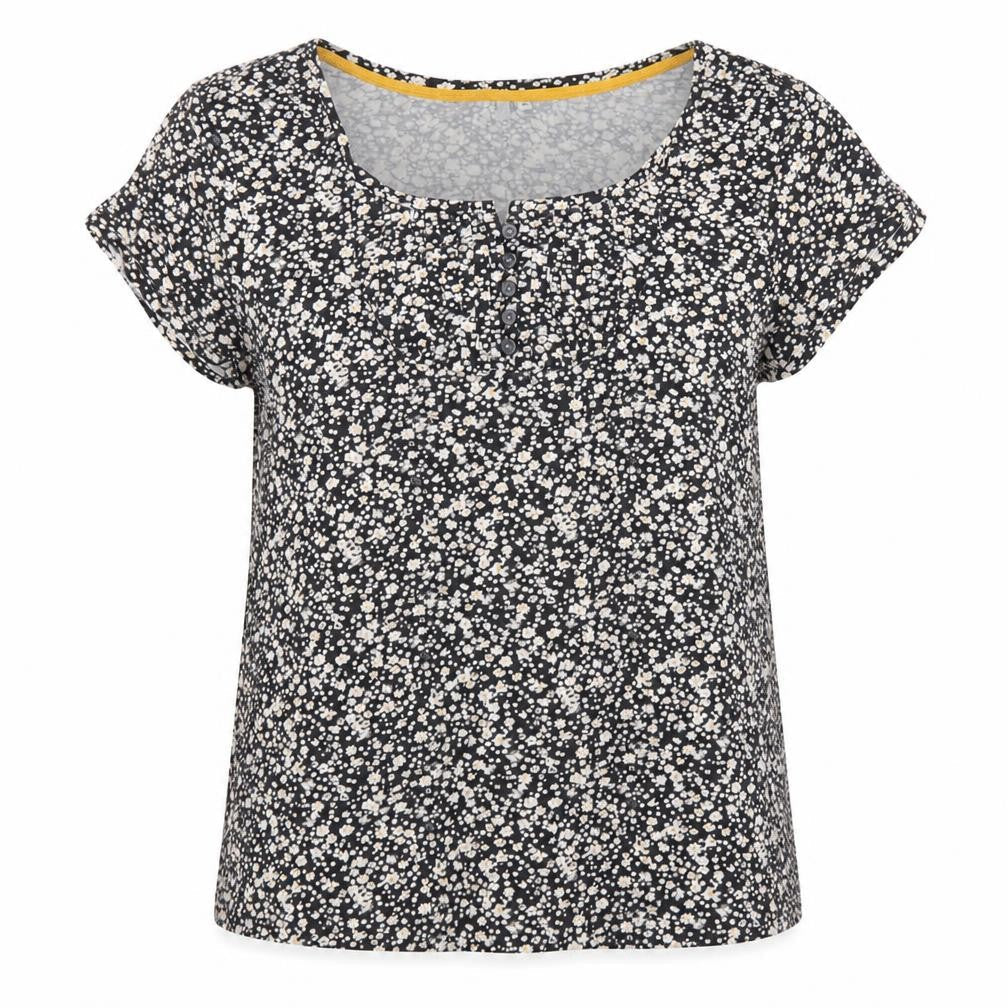 Womens UK Size 16 Animal Black Cotton T-Shirt