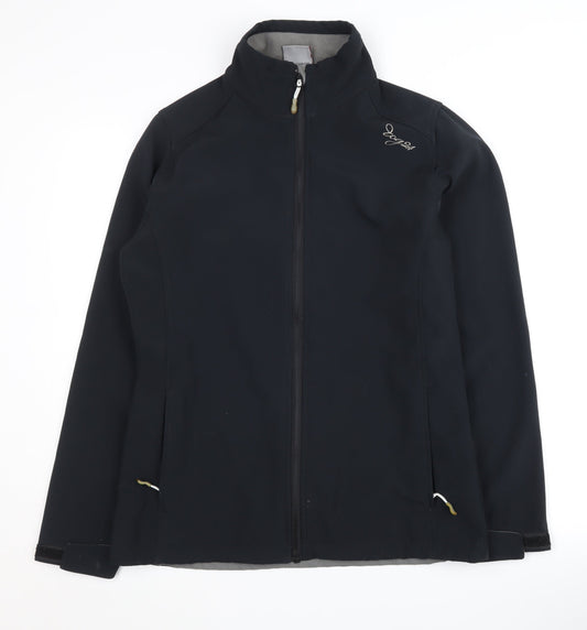 TOG24 Women's Black Soft Shell Jacket - Size 10