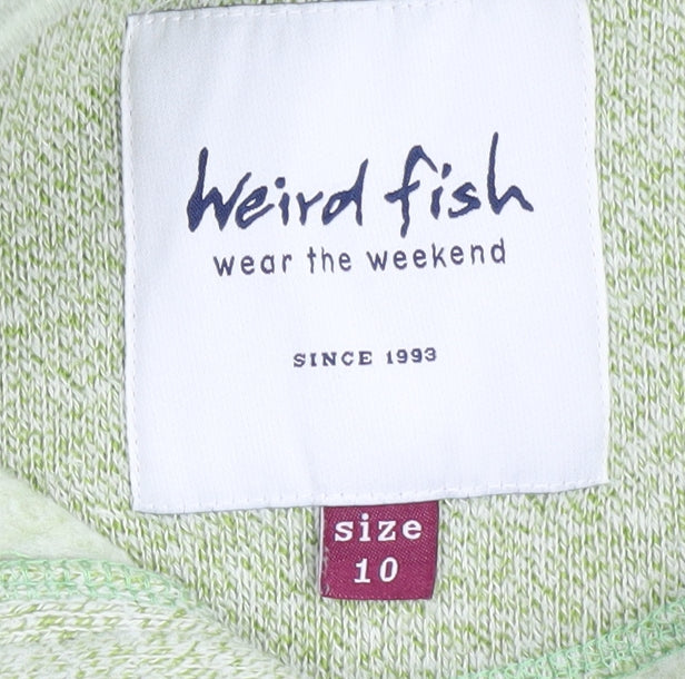 Weird Fish Women’s Green Pullover Sweatshirt Size 10