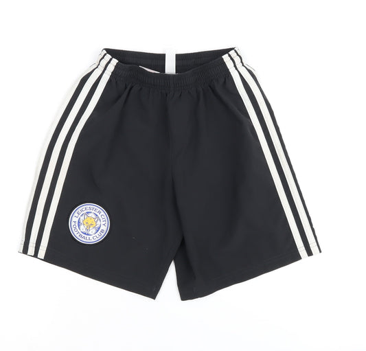 Adidas Boys Black Athletic Shorts Size 9-10 Years