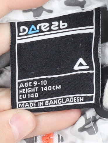 Dare 2b Girls Grey Windbreaker Jacket, Size 9-10 Years