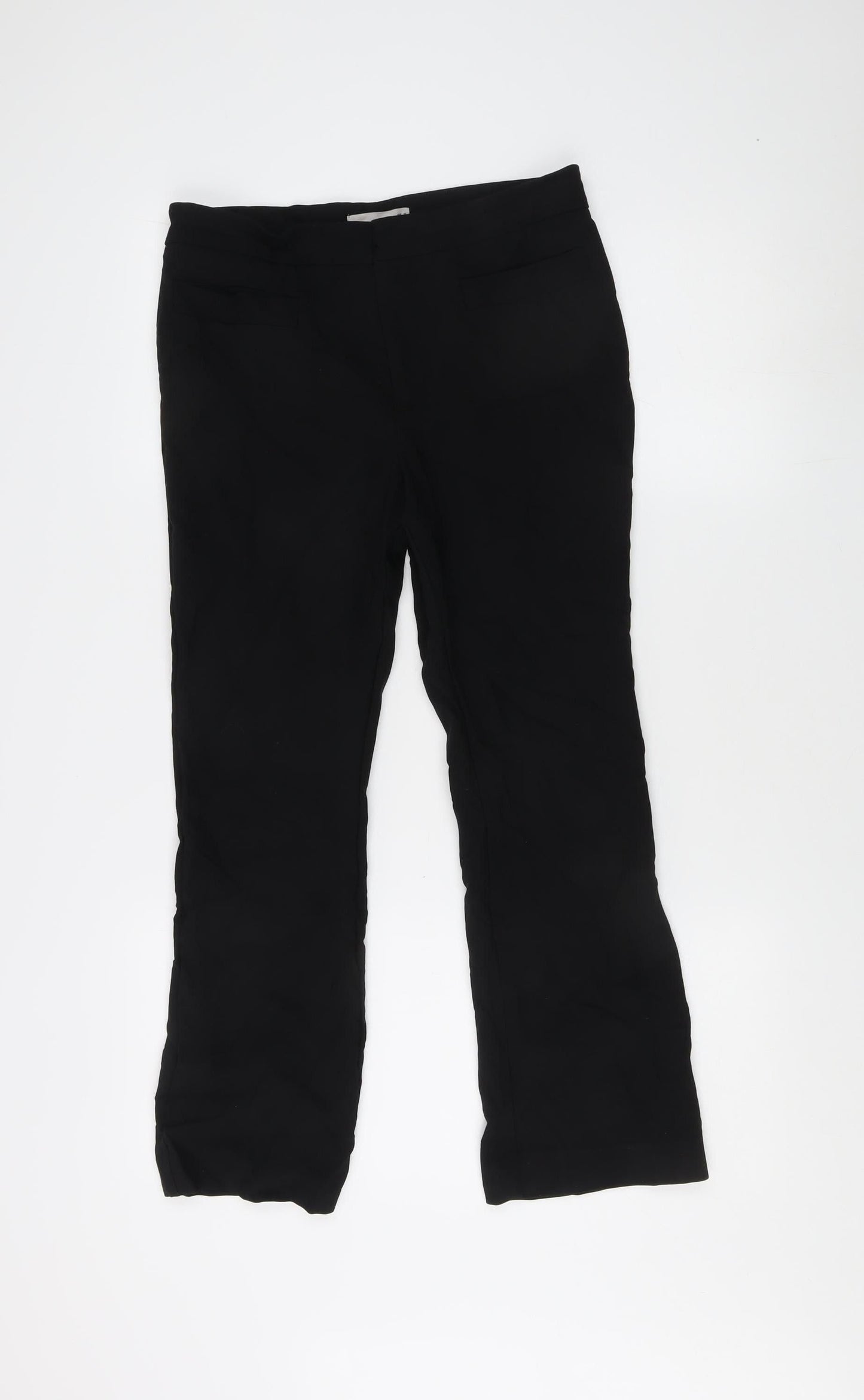 MNG Women's Black Trousers Size 12 Classic