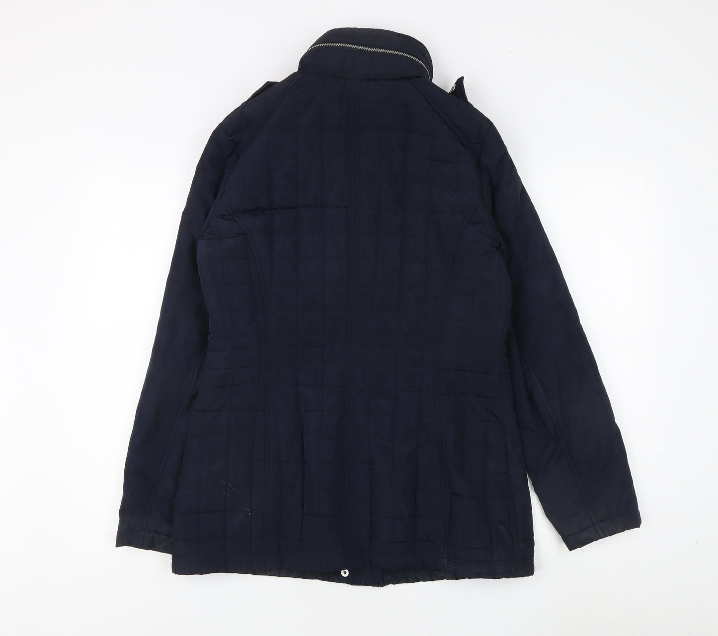 Michael Kors Women's Blue Quilted Jacket S