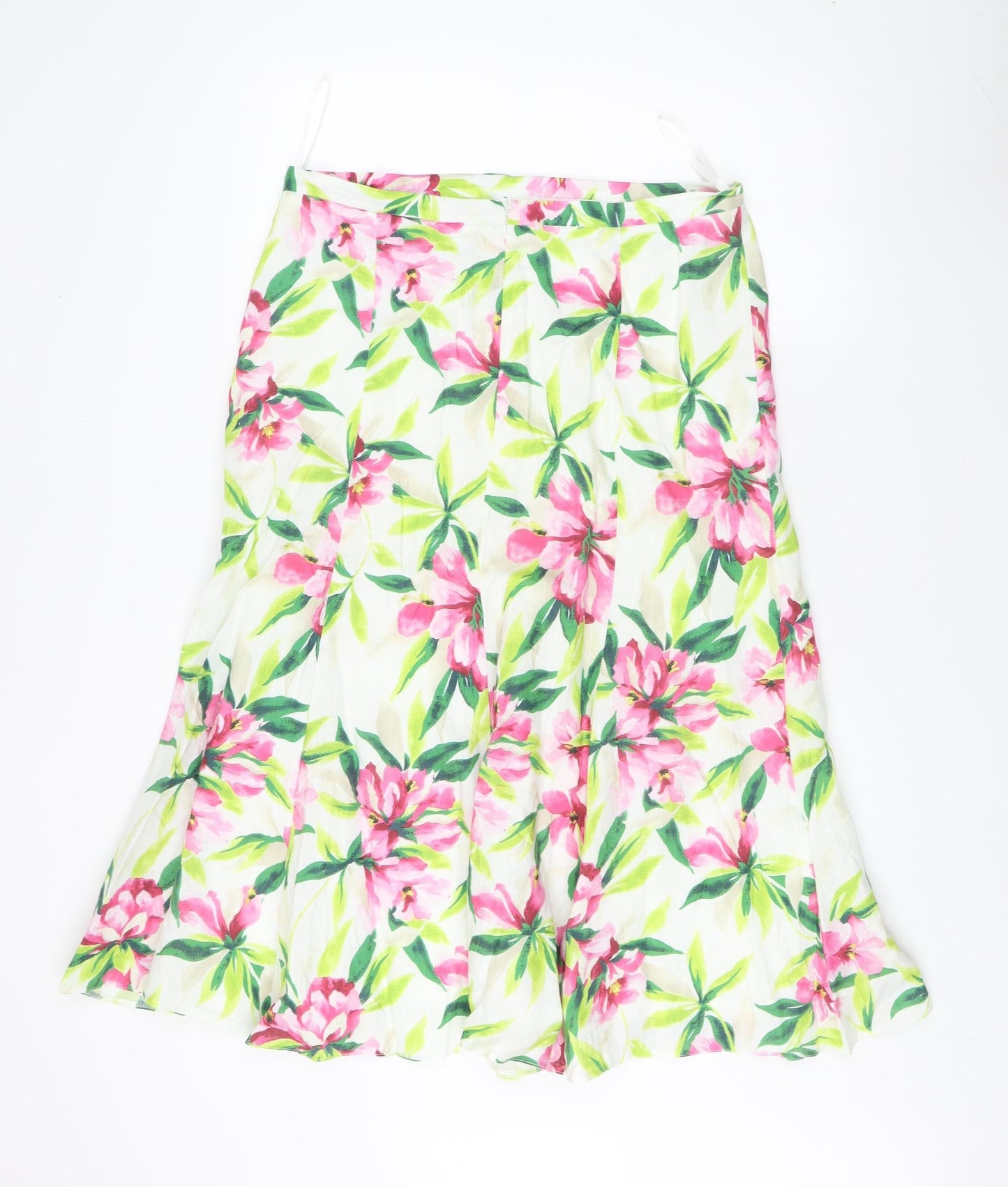 Viyella Women's Multicoloured Floral Cotton Skirt