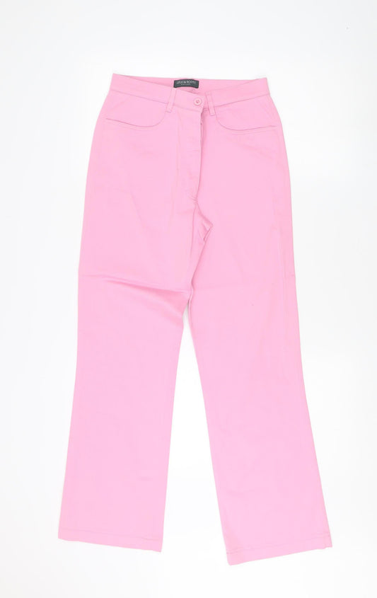 Lyle & Scott Women’s Pink Trousers, Size 8, Cotton
