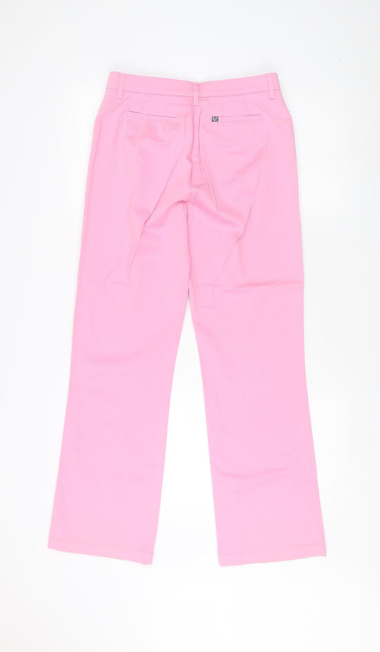 Lyle & Scott Women’s Pink Trousers, Size 8, Cotton