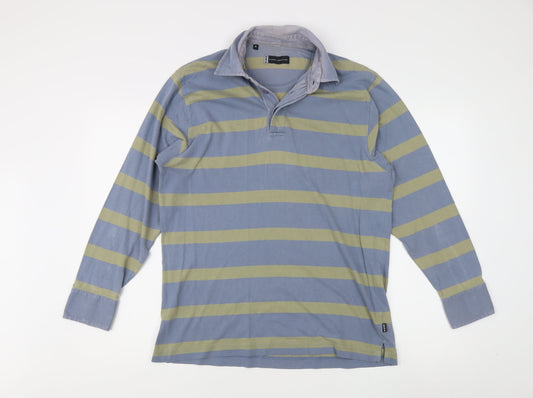 Daniel Hechter Men's Blue Striped Sweatshirt M