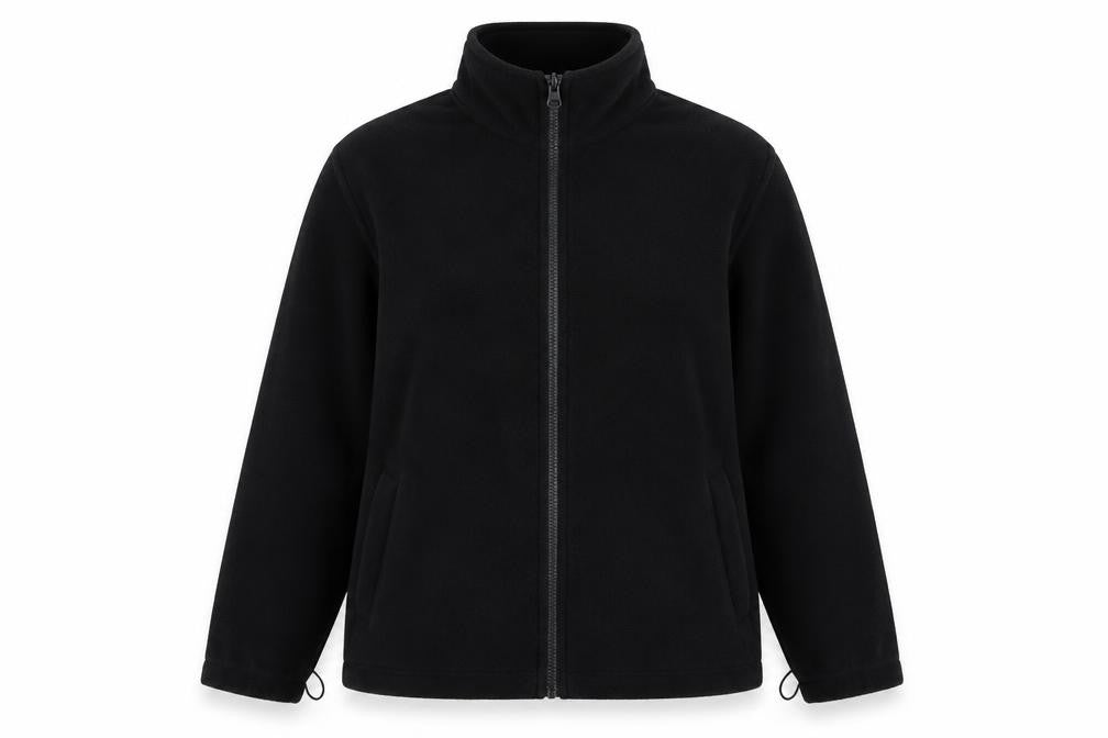 Womens UK Size S Regular Mountain Warehouse Black Fleece Jacket