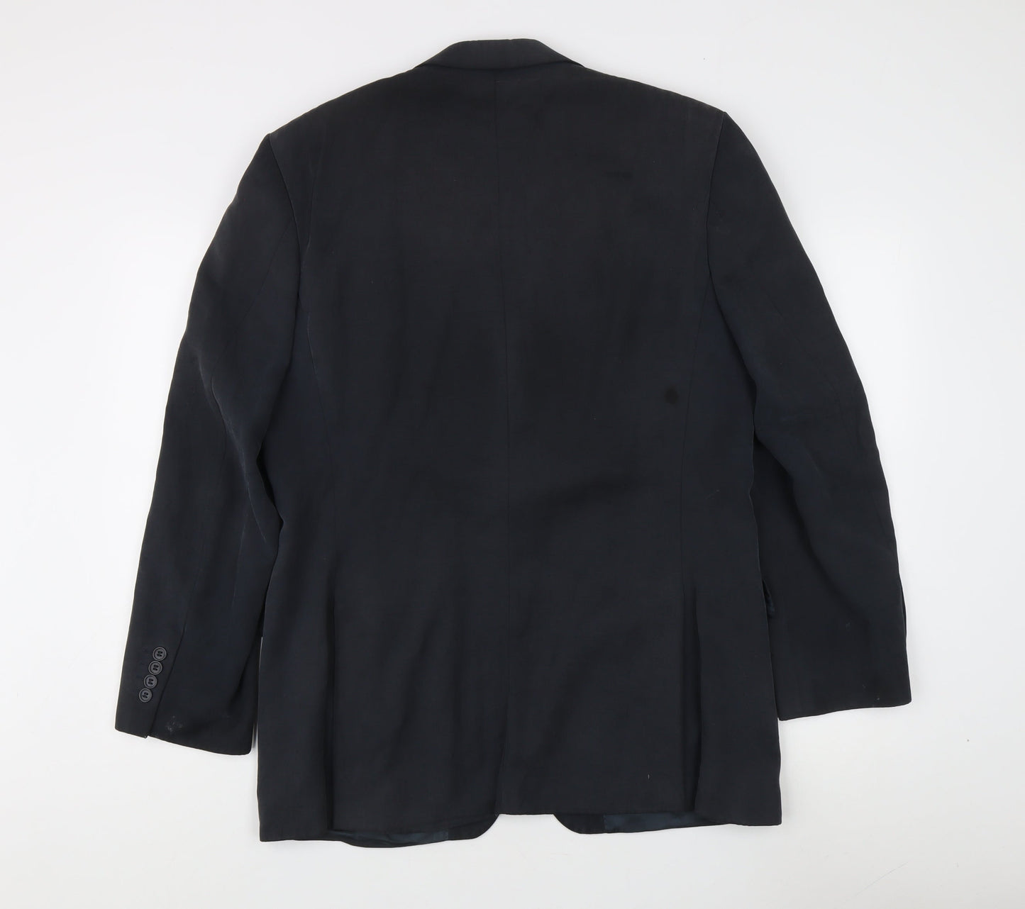 Jaeger Men's Black Blazer - Formal, Regular Fit, 52