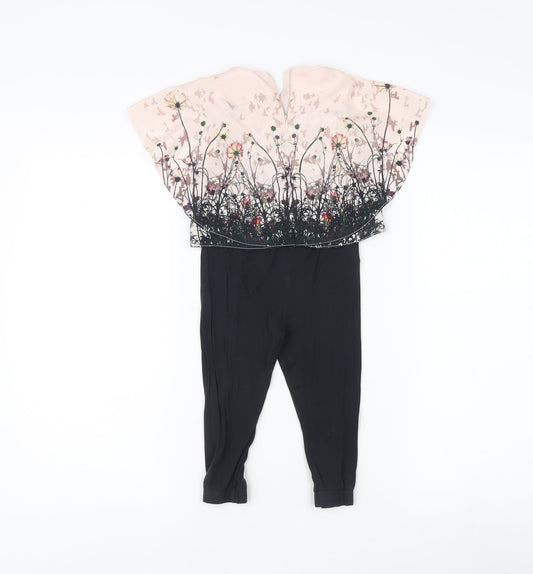 Firetrap Girls Floral Dress Set, Black, 12-24 Months